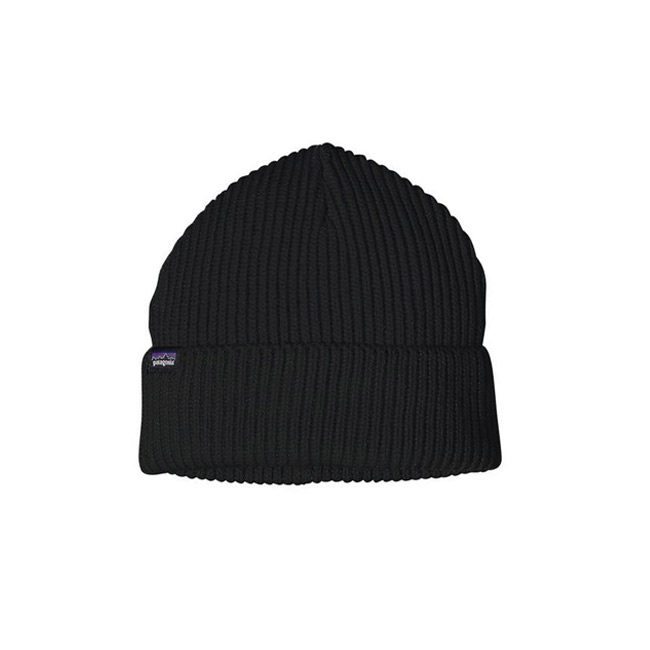 Patagonia Fishermans Rolled Beanie - Black