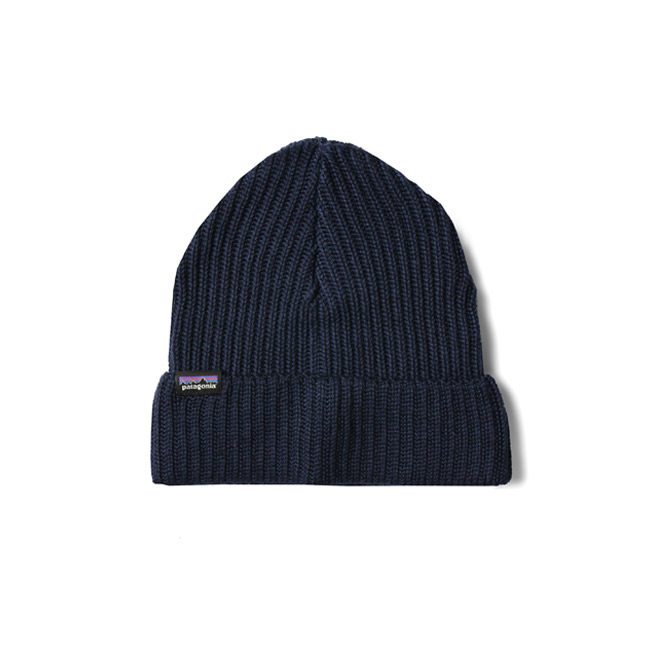 Patagonia Fishermans Rolled Beanie - Navy Blue