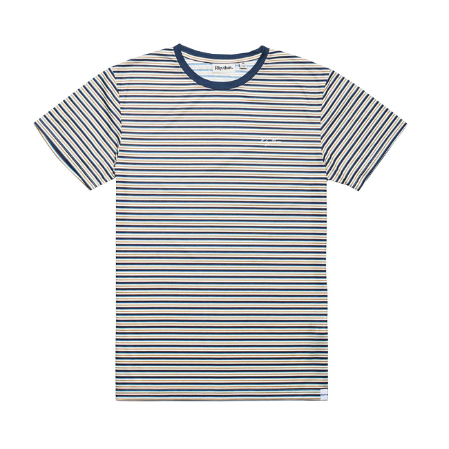 Vintage Stripe T-Shirt - Navy - Hemley 
