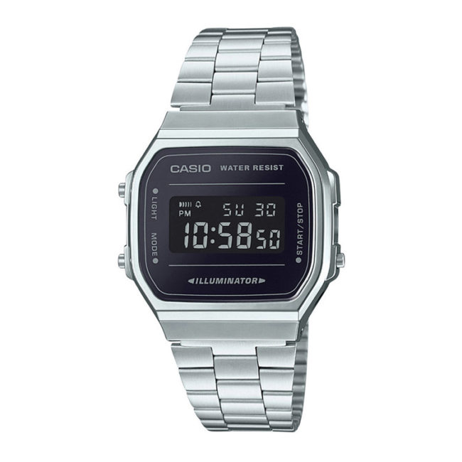 Vintage Digital Silver Watch - A168WEM-1D