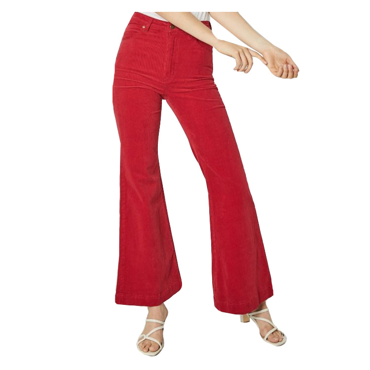 Eastcoast Red Corduroy Flare Pants