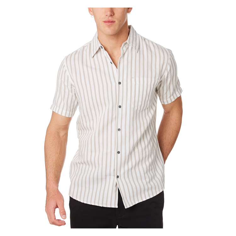 mens off white linen shirt