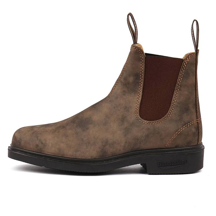 Blundstone 1306 Elastic Sided Dress Boot Men's - Rustic Brown - Hemley ...