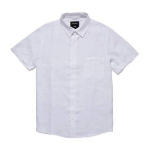 Mr Simple Linen SS Shirt - White