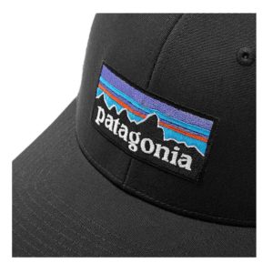 Patagonia P-6 Logo LoPro Trucker Hat - Black