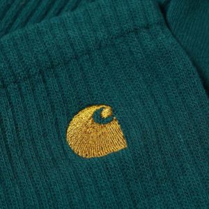 Chase Socks - Dark Fir/ Gold