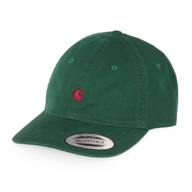 Madison Logo Cap - Chrome Gold / Merlot