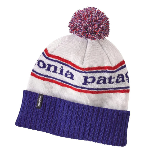 Patagonia Powder Town Beanie - Park Stripe: Viking Blue