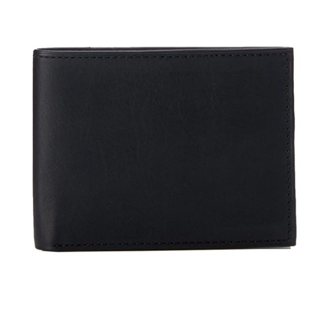 Loop Leather Bob Wallet - Black