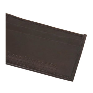 Loop Leather Slim Jim Wallet - Chocolate