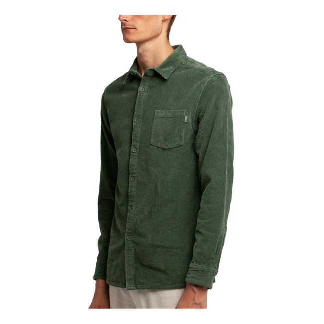 Corduroy LS Shirt - Agave