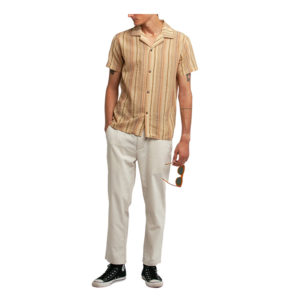 Vacation Stripe SS Shirt - Citrus