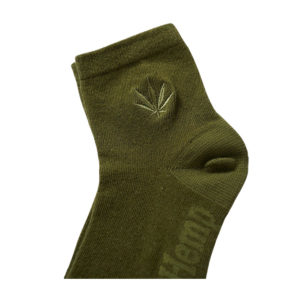 Happy Hemp Womens Socks - Olive