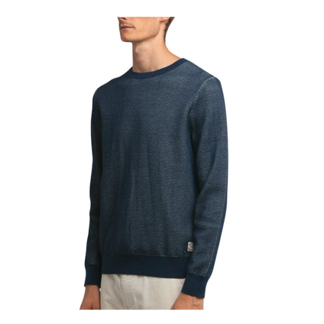 Texured Knit - Indigo