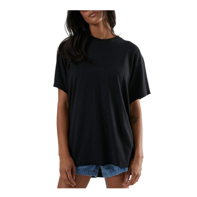 Slay Hemp Oversized Tee - Black