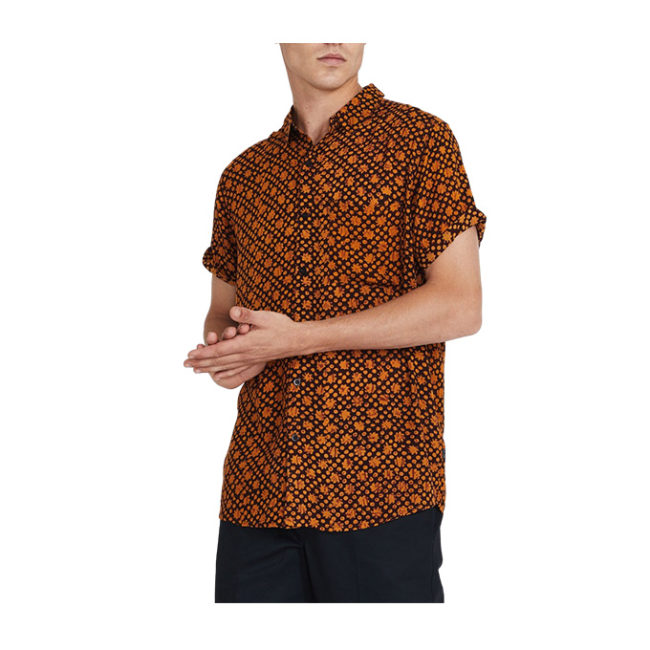 Beach Boy Shirt - Sun Flare Old Gold