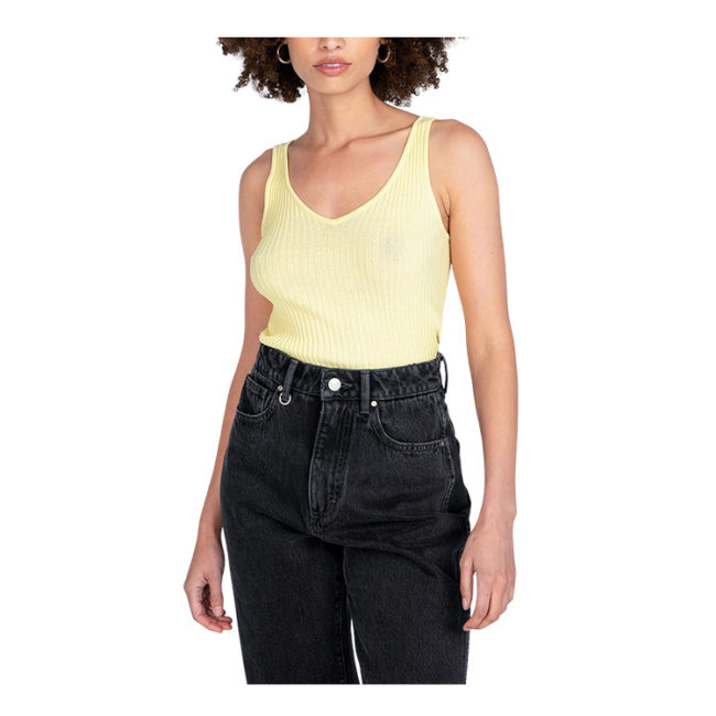 Moves Knit Top - Pale Banana