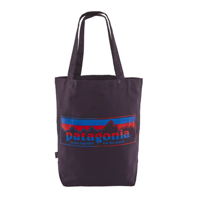 Market Tote - Together for the planet Logo : Piton Purple