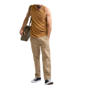 Linen Singlet - Tobacco