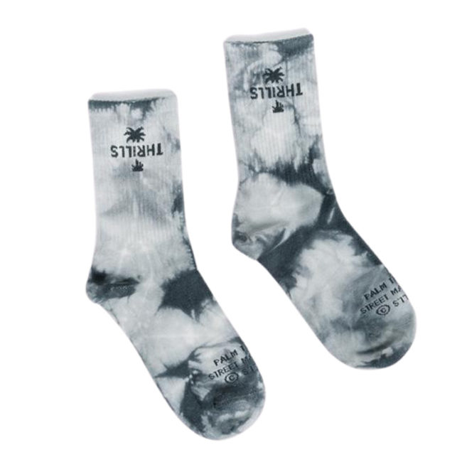 Moonshine Sock - Charcoal Tie Dye