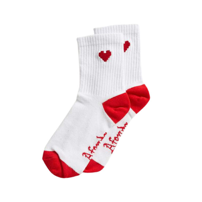 Digital Love Hemp Socks One Pack - White
