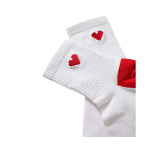 Digital Love Hemp Socks One Pack - White