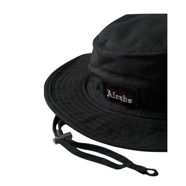 Nirvana Hemp Bucket Hat - Black