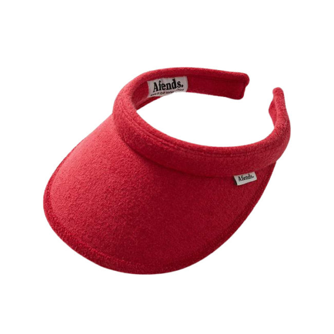 Tilly Towelling Visor - Flame Red