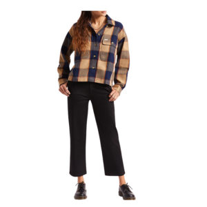 Bowery W LS Flannel - Khaki