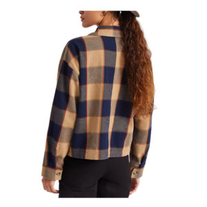 Bowery W LS Flannel - Khaki