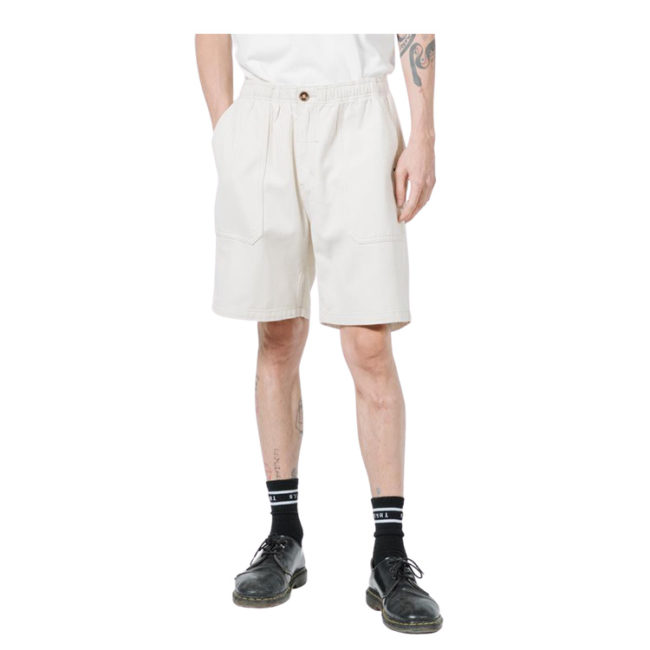 Dril Elastic Short - Unbleached
