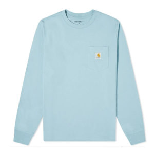 LS Pocket T-Shirt - Frosted Blue