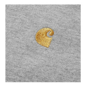 Carhartt SS Chase T-shirt - Grey Heather/Gold