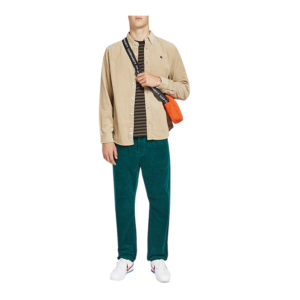 LS Madison Cord Shirt - Wall / Black