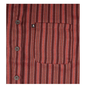 Workers Stripes SS - Burgundy