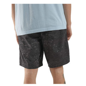 Baywatch Acids Elastic Waist Boardshort - Black Acid Wash