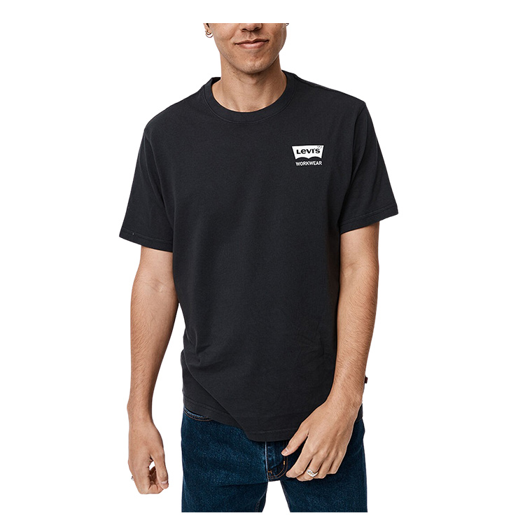 SS Relaxed Fit Tee - Lc Ww Ama / Jet Black - Hemley Store Australia