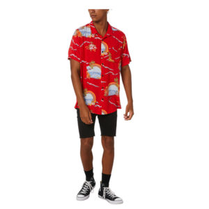 Rollas Bon Shirt Rainbow - Red