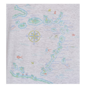 Caribbean Tee Tomboy Tee - Vintage White