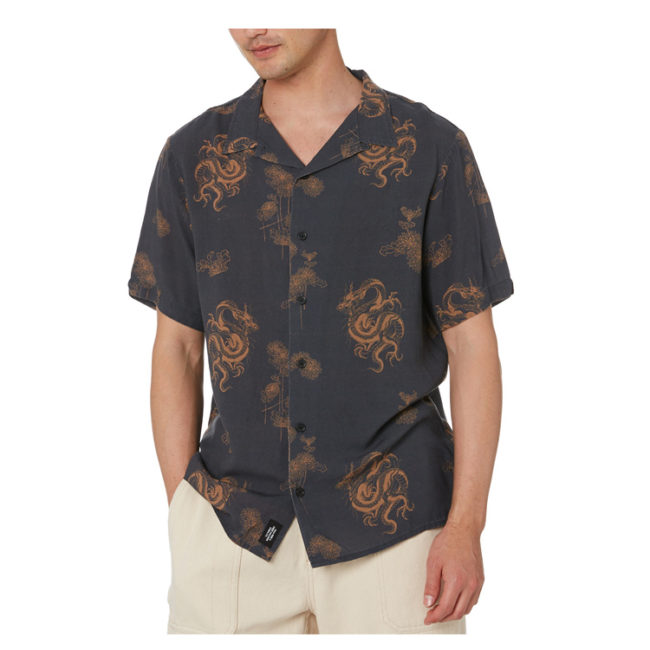 Persuade Bowling Shirt - Black
