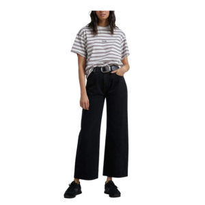 Niko Striped Oversized Tee - Off White