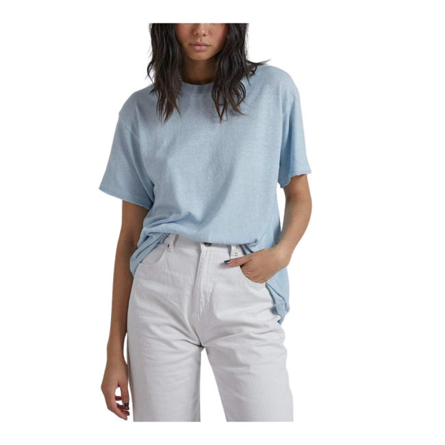 Slay Hemp Oversized Tee - Baby Blue