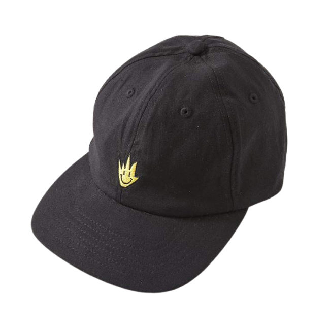 Tito Flame Hemp 6 Panel Cap - Black