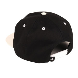 Messy Logo 6 Panel Cap - Black/Natural