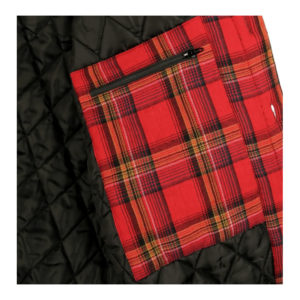 Late Quilted Flannel Jacket - Red