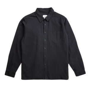 Rhythm Classic Linen LS Shirt - Vintage Black