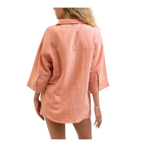 Linen Lounge Top - Melon