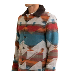 Studio Blanket Chore Coat - Turquoise