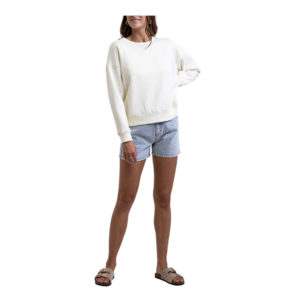 Rhythm Classic Crew Neck Fleece - Vintage White