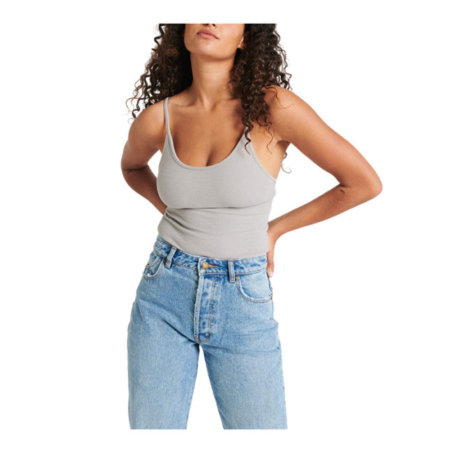Ballet Rib Camisole - Grey Marle